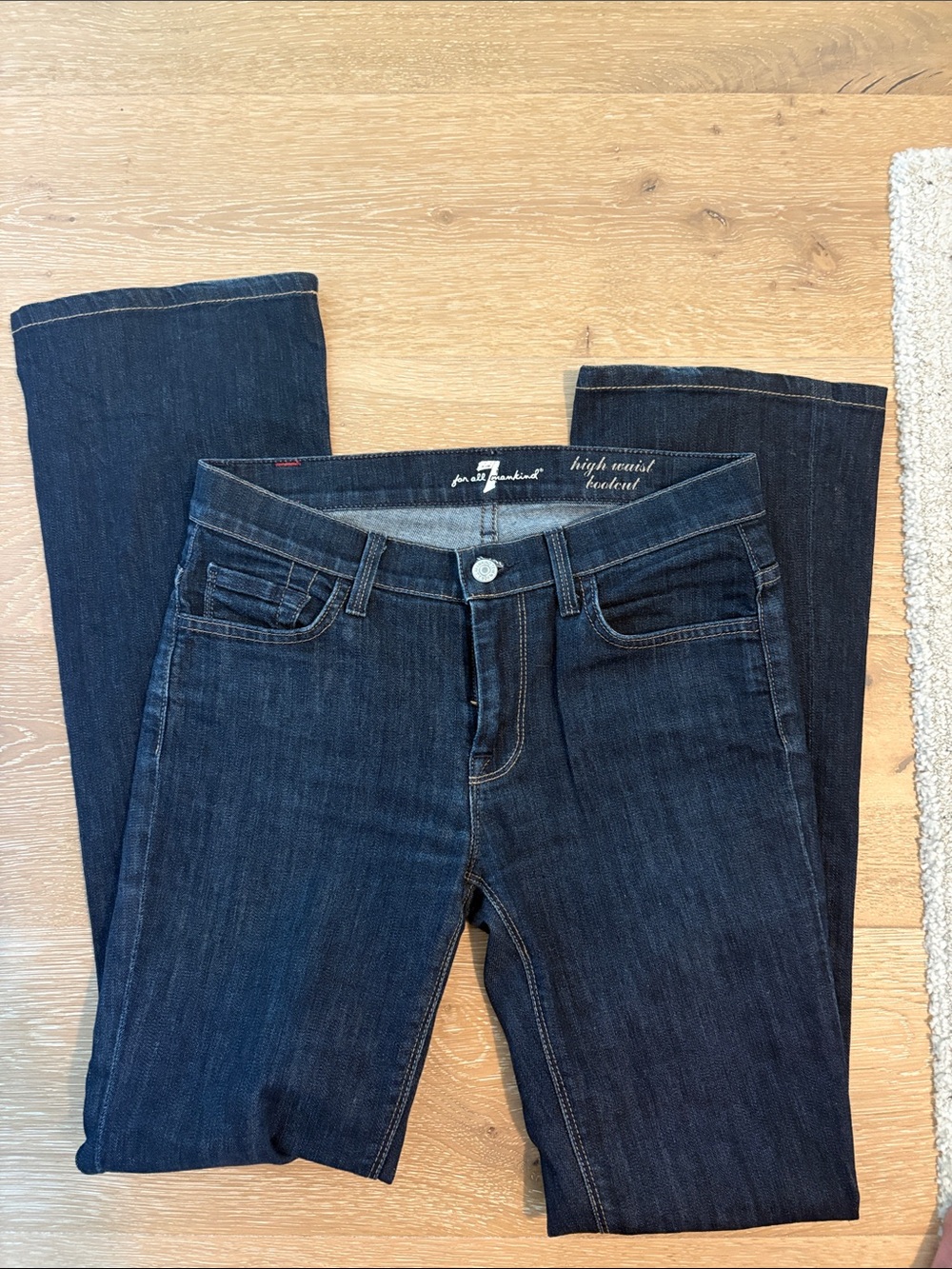 7 For all Mankind bootcut jeans dark wash